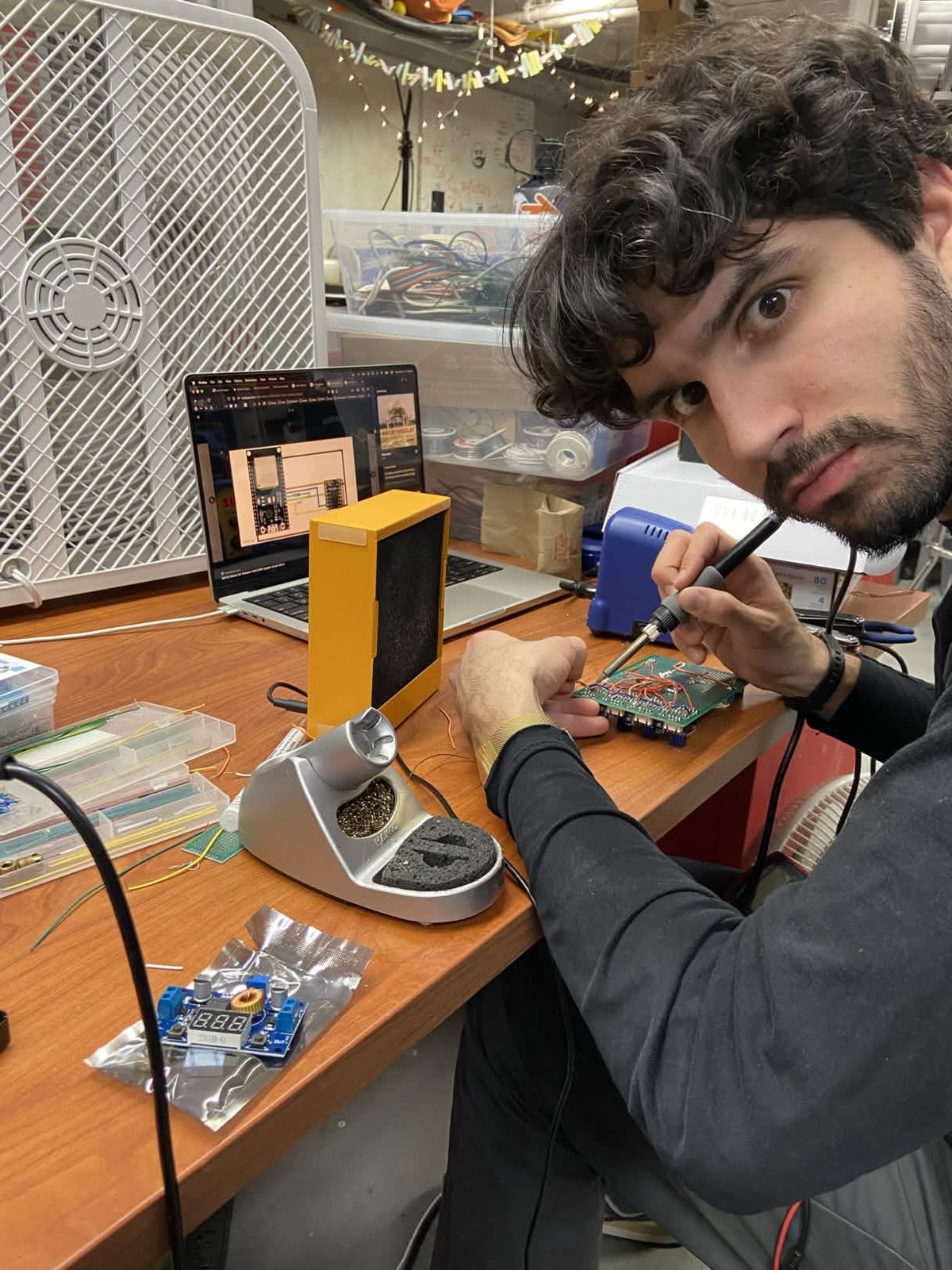 Soldering custom electronics
