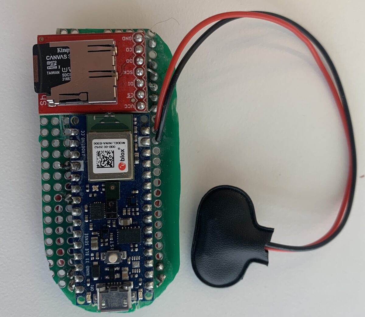 Arduino Nano flight computer breadboard prototype