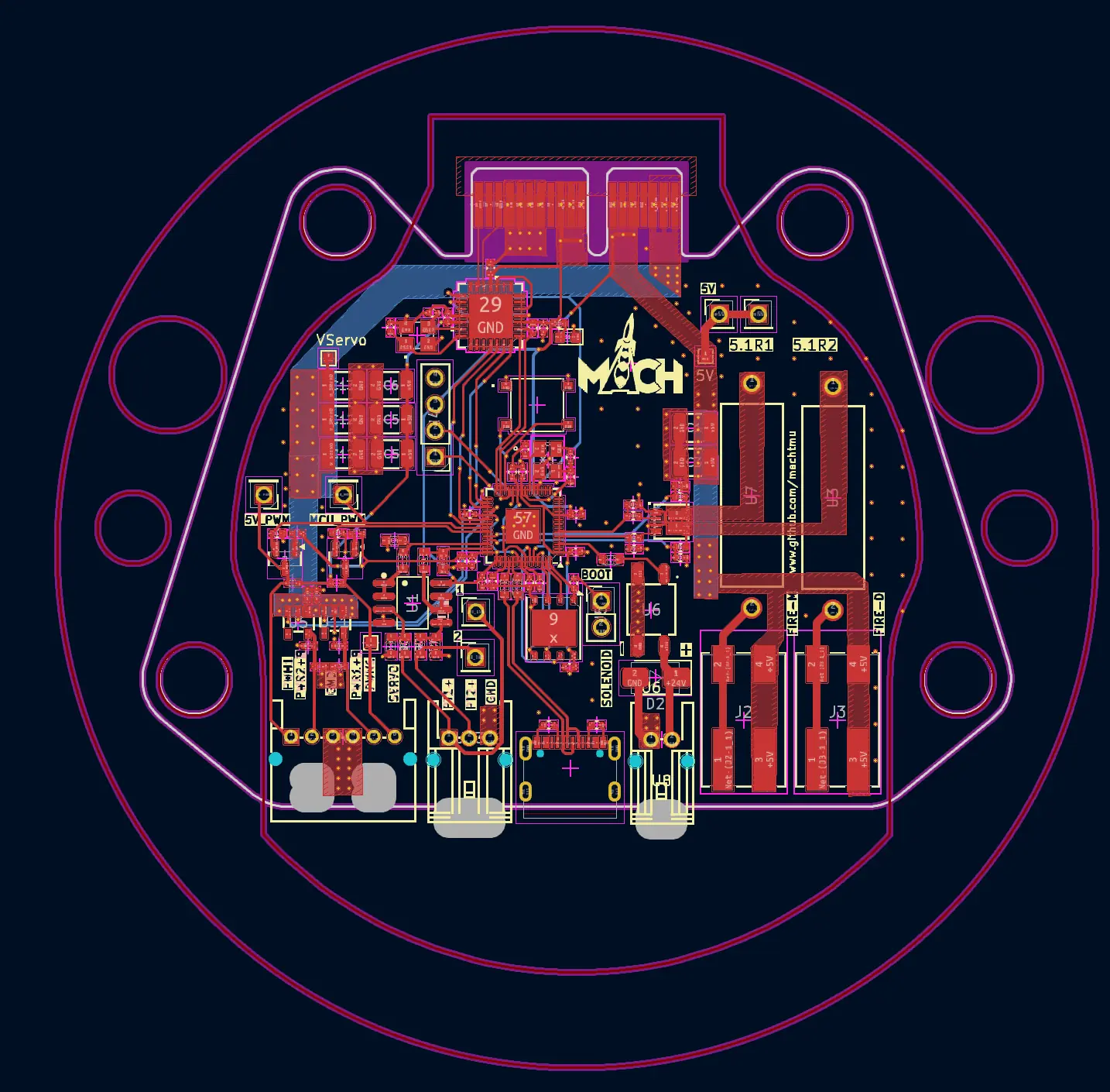 PCB routing design